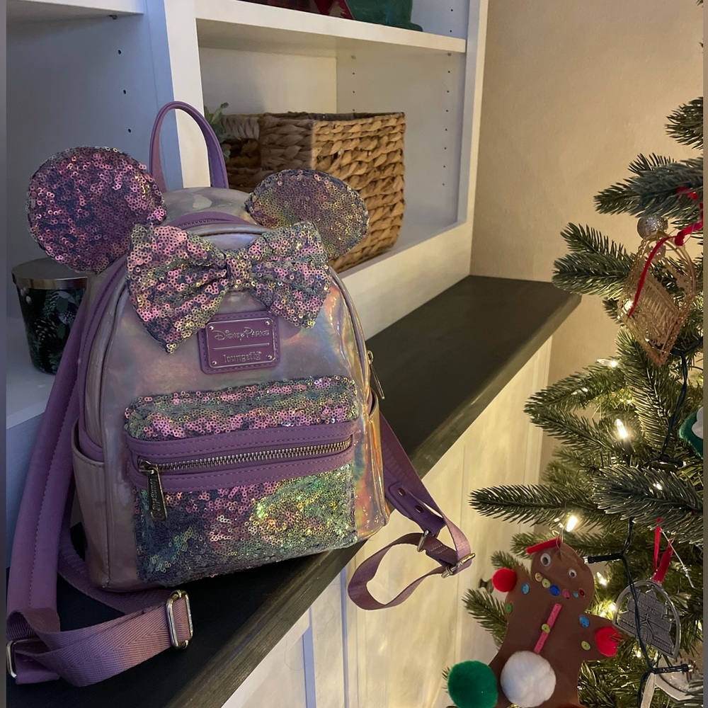Disney Sequin Loungefly 50th Anniversary Backpack